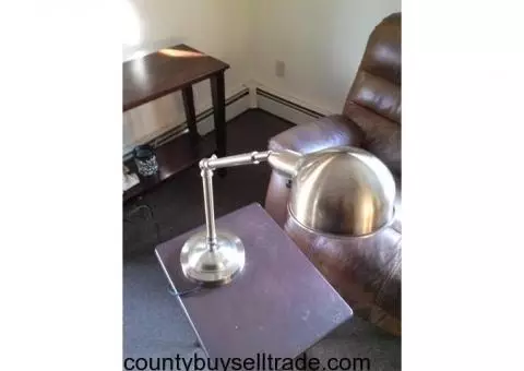 Brass desk lamp