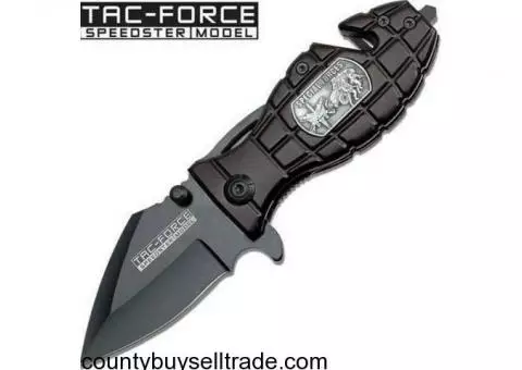 Grenade Pocket Knife