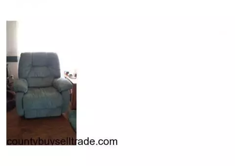 Teal Recliner