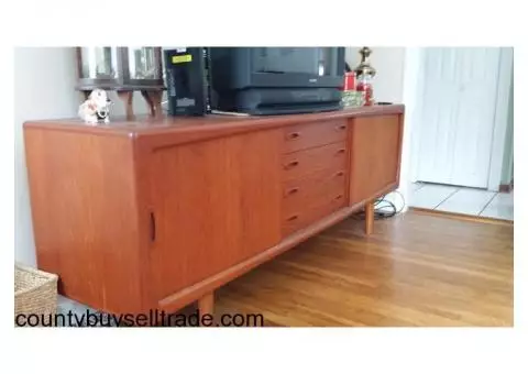 Danish teakwood credenza