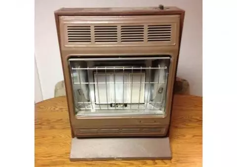 Free standing gas heater