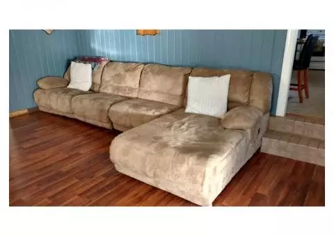 Micro-suede Sectional