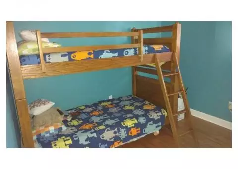 Solid Oak Bunk Beds