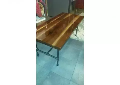 beautiful Eastern black walnut coffee tables