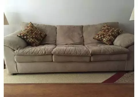 Couch and loveseat