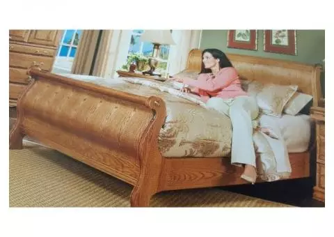 King size sleigh bed