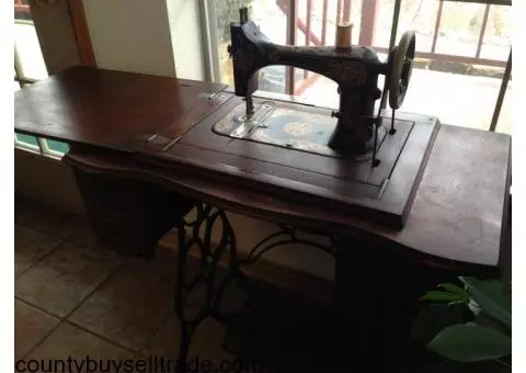 Antique Treadle Sewing Machine