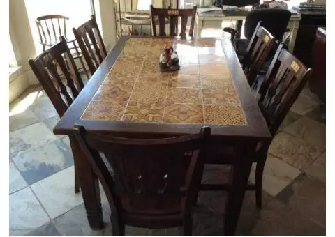 Dinning table and chairs