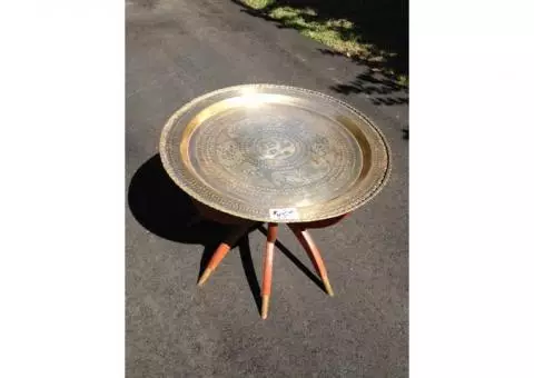 Oriental Brass Table