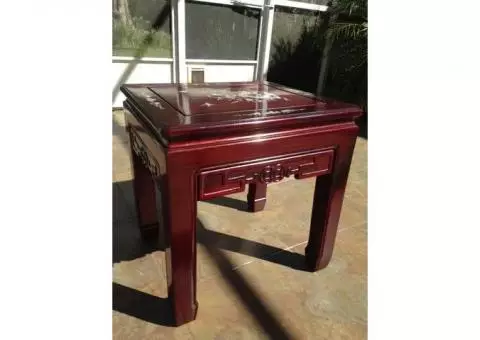 Beautiful Oriental Mahogany Table