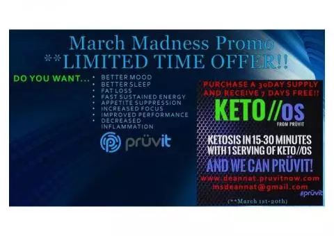 Keto//os by Pruvit!