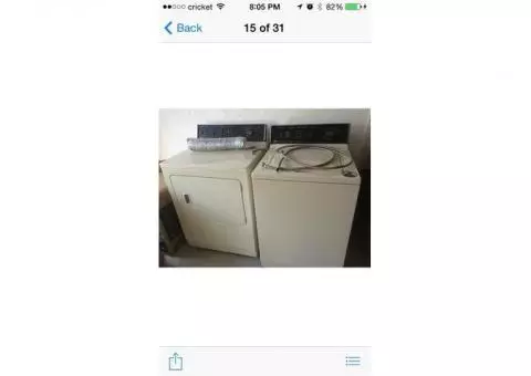 Washer and dryer