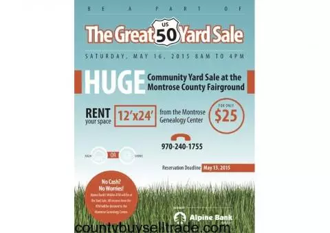 US 50 YARD SALE