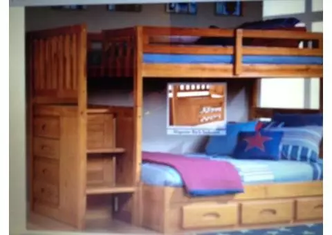 Twin Over Full Stair Stepper Bunkbed