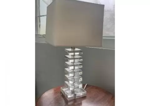 Glass Table Lamp