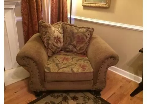 Sofa and oversized chair for sale