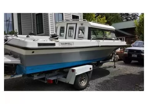 1993 MARKELL Hardtop 4.3 Volvo Duo/2008 Yamaha Kicker