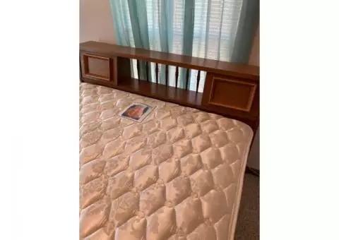 4 piece bedroom suite, mattress/box spring