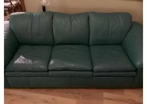 Leather couch