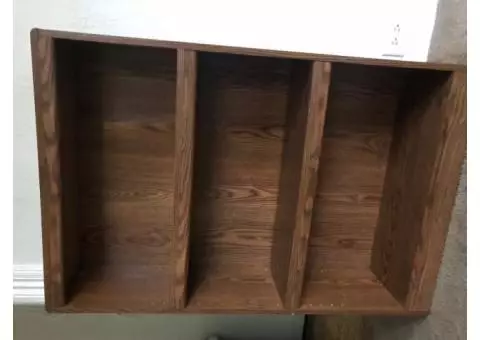 SOLID OAK BOOKCASE