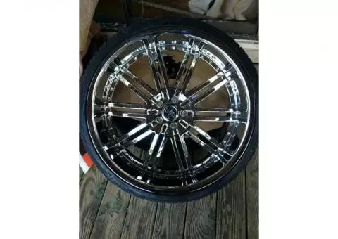 24" tires & rims