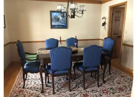 Dining Room table and chairs