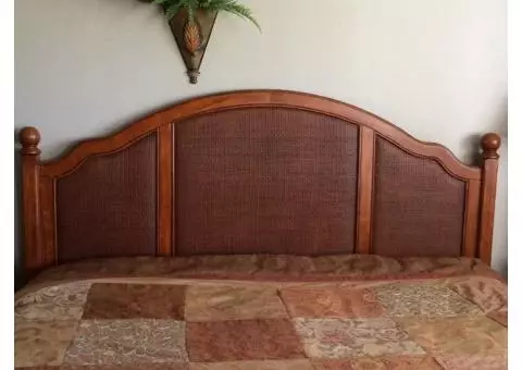 Valencia Wicker Bedroom Set