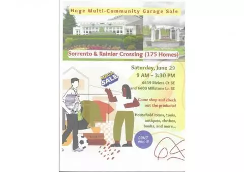 Two-Community Annual Garage Sale