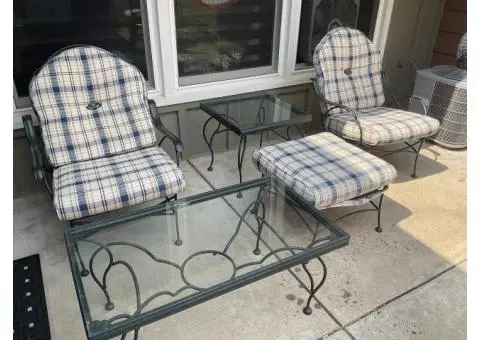 Sunroom and patio furniture set