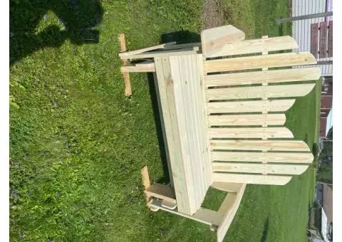 ADIRONDACK GLIDER BENCH