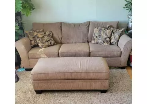 Sofa w/ ottoman