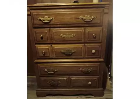 Used wooden chest