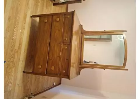 SOLD - Dresser with mirror