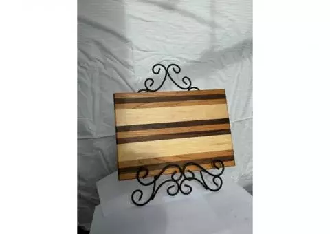 Handcrafted Walnut, Maple & Cherry Cutting Boards