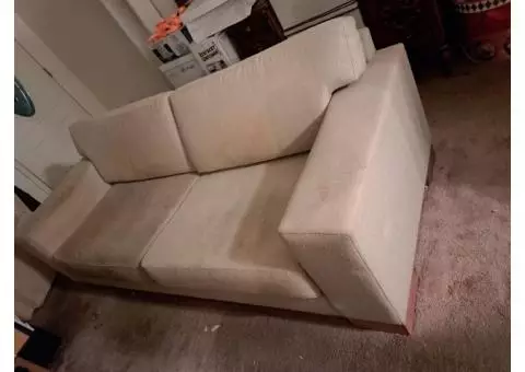 Beige sofa