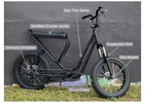 Capuchin Bicycle: A Scooter/Mountain Bike Hybrid