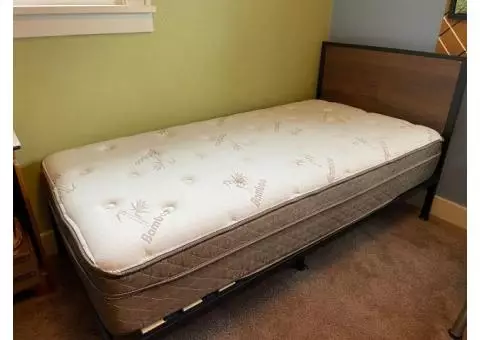 TWIN BED+Mattress and more - $200 (Port Angeles)