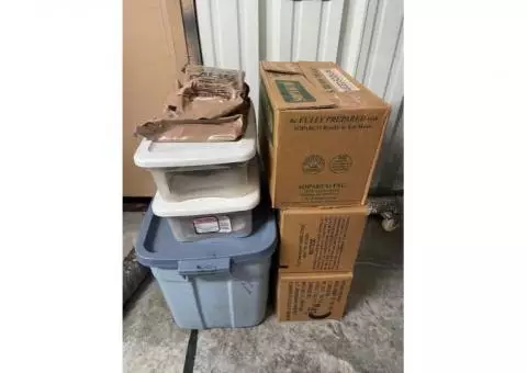 MRE's Over 85 assorted meals