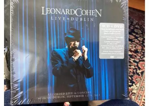 4 Disc set:  Leonard Cohen Live in Dublin