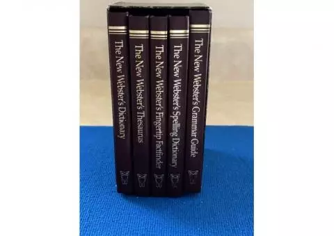 Webster's New Deluxe desk Reference Library 5 Book Set: Great Condition