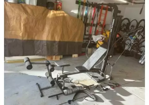 Complete Original Bowflex Power Pro Home Gym