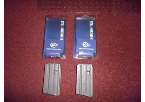 Colt AR-15 5.56mm 20 Round Magazines