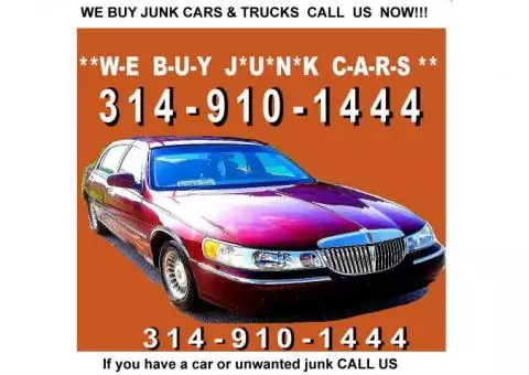 JUNK CARS WANTED