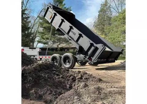 Hoss 7x14 Dump Trailer By Watchdog