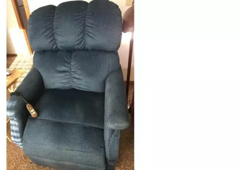 Blue Electric Lift Chair