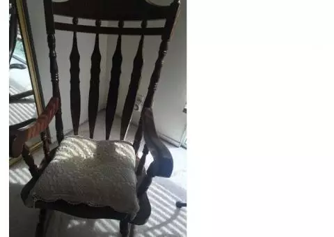 Vintage rocking chair.