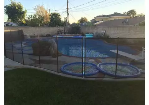 Removable Pool Fence