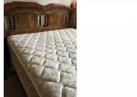 Mattress and Low Profile Box Spring - $150