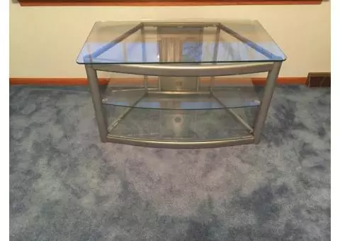 Glass TV Stand