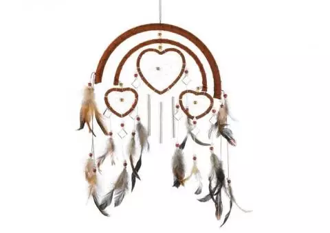 DREAMCATCHER HEART WINDCHIMES